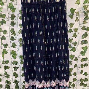 Flowy Patterned Hippie Pants